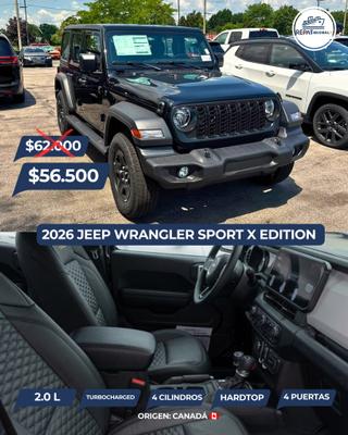 Jeep Wrangler Sport X Edition 2026